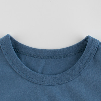 2-8T Детска тениска за бебета, момчета, момичета, лятно горнище с къс ръкав, бебешко облекло, памучна тениска за детски тениски