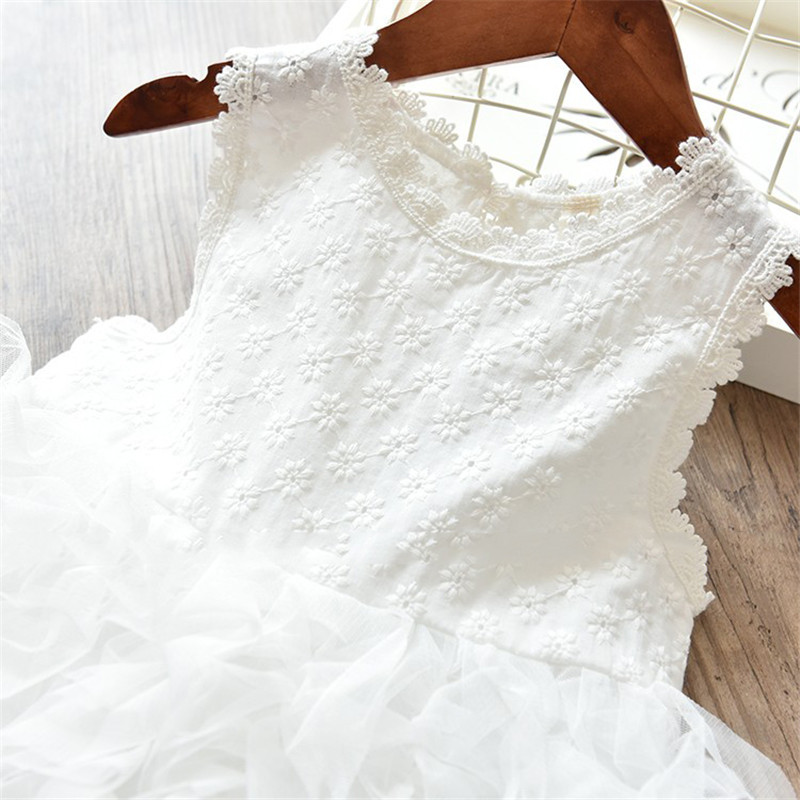 Βαπτιστικό φόρεμα με παγιέτες 3-8 ετών 2023 Νέο αμάνικο Tutu Μεγάλο φιόγκο Παιδικά Φορέματα Κοριτσίστικα Ρούχα Πριγκίπισσα Γενέθλια Vestidos