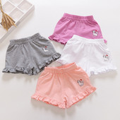 Pantaloni scurți de vară pentru copii Pantaloni scurți pentru copii din bumbac pentru fete chiloți scurti pentru copii mici, pantaloni scurti de plajă pentru copii, pantaloni de sport casual, fetițe 1-5 ani