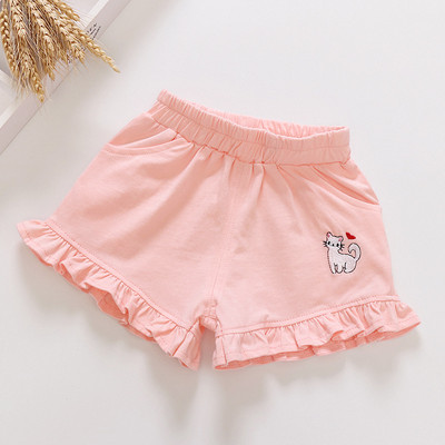 Pantaloni scurți de vară pentru copii Pantaloni scurți pentru copii din bumbac pentru fete chiloți scurti pentru copii mici, pantaloni scurti de plajă pentru copii, pantaloni de sport casual, fetițe 1-5 ani