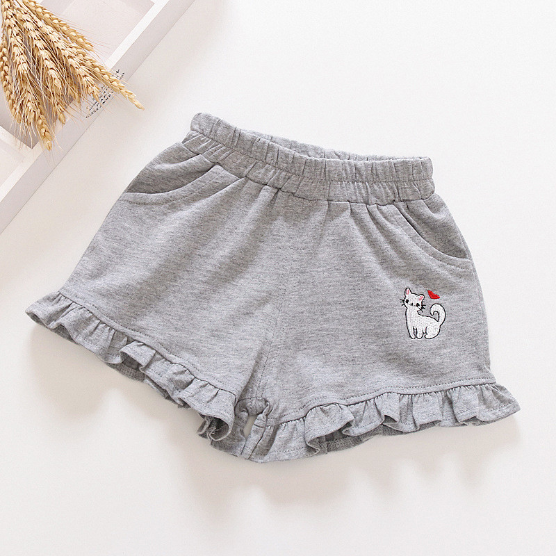 Pantaloni scurți de vară pentru copii Pantaloni scurți pentru copii din bumbac pentru fete chiloți scurti pentru copii mici, pantaloni scurti de plajă pentru copii, pantaloni de sport casual, fetițe 1-5 ani