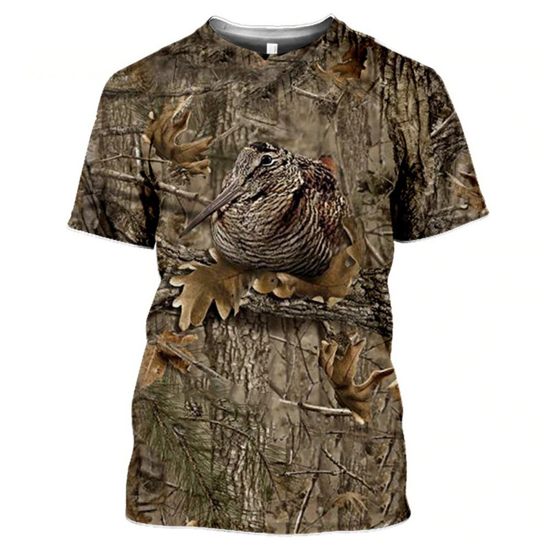 Μπλουζάκια Ζούγκλα Καμουφλάζ Ζώα Καλοκαιρινά παιδικά ρούχα τρισδιάστατη εκτύπωση Παιδικό μπλουζάκι Μόδα Casual Cartoons Μπλουζάκι για αγόρι κοριτσάκι