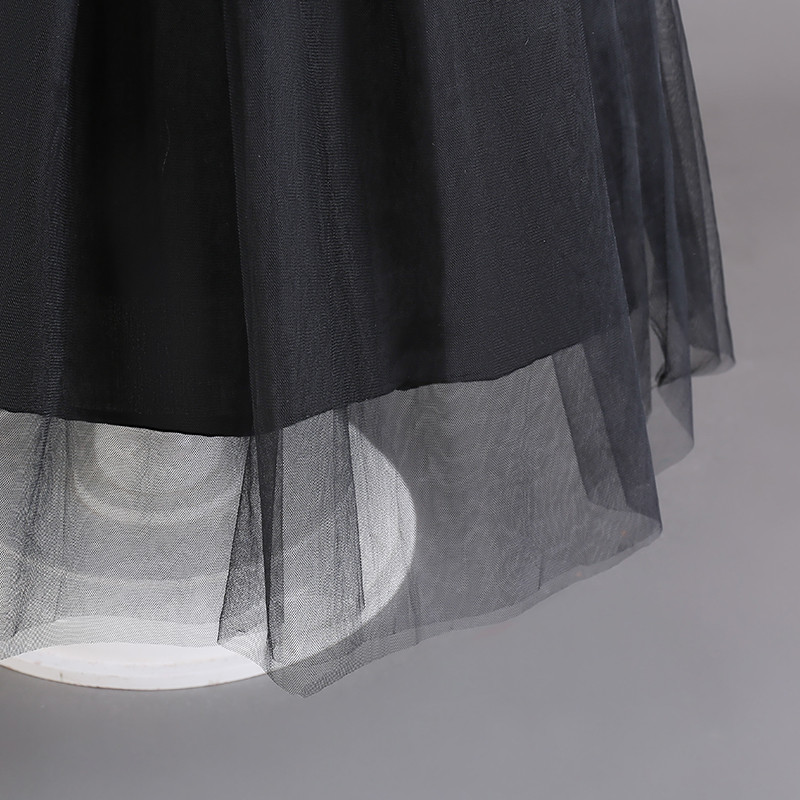 Srijeda Haljine za djevojačke zabave Dječja večernja zabava Kostim od tila Dječja školska ležerna odjeća Crna odjeća za noć vještica Cainival