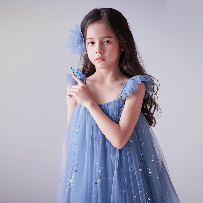 Ljetna haljina za djevojčice Rođendanska odjeća princeze sa šljokicama Odjeća od tila Dječji ležerni ružičasti kostim Dječja večernja zabava Vestido Vjenčanica 3-8T