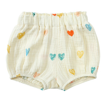 Baby Casual Cute Print Bloomers Summer Bread Shorts Training Σώβρακο Ελαστική μέση Φαρδιά Σλιπ Πλένεται πάνες Κάλυμμα πάνας