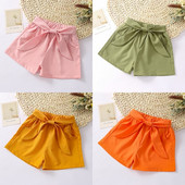 Dječja odjeća od 2 do 7 godina Kratke hlače za djevojčice Ljetna moda Slatke dječje kratke hlače za djevojčice Vruće kratke hlače Jednobojne trendi popularne