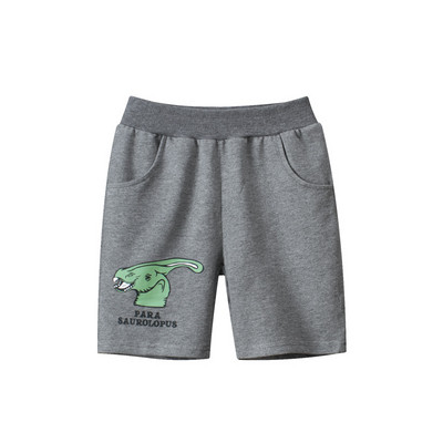 1-9T Letné chlapčenské šortky s potlačou dinosaurov, oblečenie pre batoľatá a chlapcov, bavlnené krátke nohavice, ležérne nohavice s dolnou časťou, streetwear