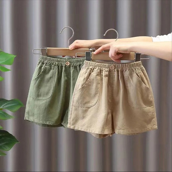 VIDMID Летни детски бебешки къси панталони за момчета Childen Baby Boys Ежедневни къси панталони Детски свободни памучни шорти P6605