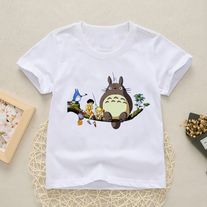 My Neighbor Totoro T-shirt για κορίτσια Αστεία γραφικά καλοκαιρινά καθημερινά παιδικά ρούχα Χαριτωμένα μπλουζάκια με εκτύπωση για αγόρια κοντομάνικο,YKP046