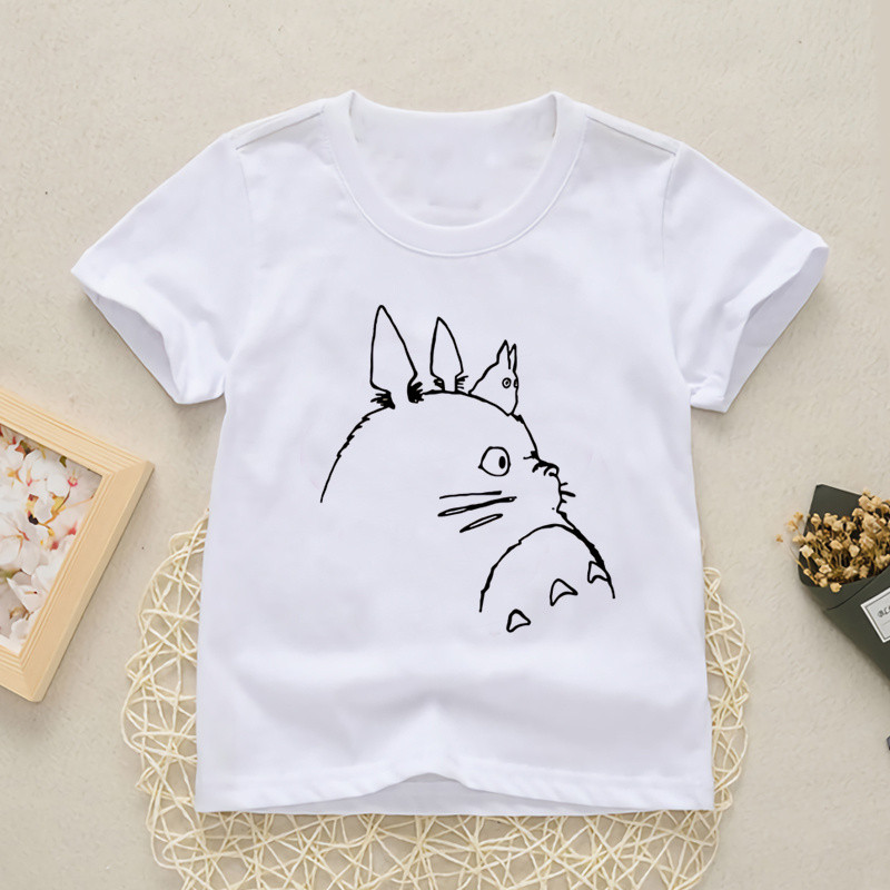 My Neighbor Totoro T-shirt για κορίτσια Αστεία γραφικά καλοκαιρινά καθημερινά παιδικά ρούχα Χαριτωμένα μπλουζάκια με εκτύπωση για αγόρια κοντομάνικο,YKP046