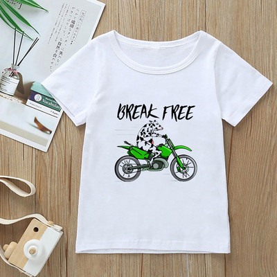 Tricou cu desene animate Kawaii Harajuku Vaci pentru copii Vegan xxx Băieți și fete Îmbrăcăminte Mărci Topuri Tumblr Coreeană Ulzzang Tricouri pentru copii