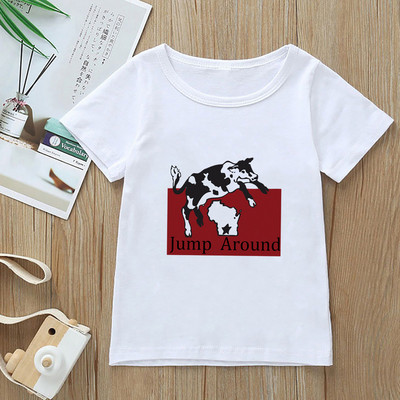 Tricou cu desene animate Kawaii Harajuku Vaci pentru copii Vegan xxx Băieți și fete Îmbrăcăminte Mărci Topuri Tumblr Coreeană Ulzzang Tricouri pentru copii