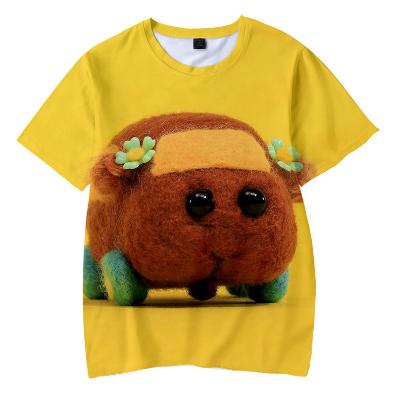 Anime Pui Pui Molcar 3D Εκτύπωση Παιδικό Μπλουζάκι Καλοκαιρινή Μόδα Καρτούν Μπλουζάκι Αγόρι κορίτσι Unisex Παιδικά ρούχα μπλουζάκια μπλουζάκια