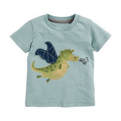 SAILEROAD 2023 Nova ljetna majica kratkih rukava Pamučne majice kratkih rukava s crtanim filmovima dinosaura Majice s kratkim rukavima Dječje majice Dječje Dječja odjeća