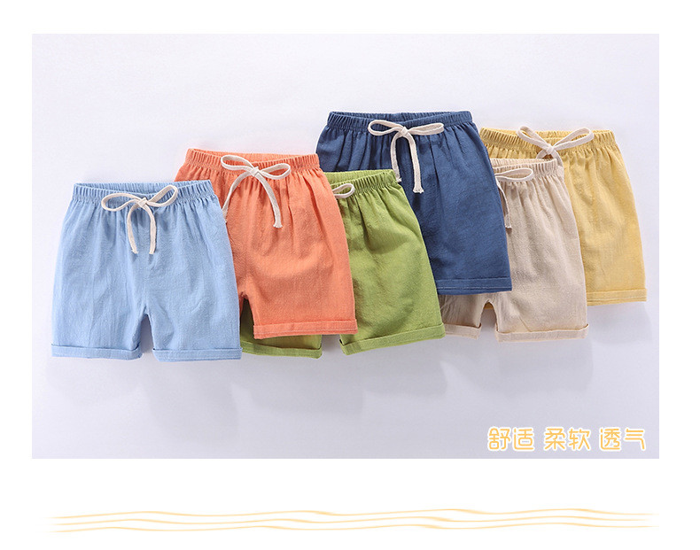 Orangemom 2023. Ljeto, dječje kratke hlače za dječake, pamuk za djecu od 1 do 8 godina, ležerne sportske hlače s elastičnim strukom, jednobojne gornje odjeće, kratke hlače za dječake
