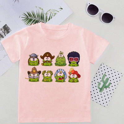 Avanturističke ljetne majice za djevojčice Modne majice za djevojčice Om Nom Stories Majice za malu djecu Odjeća Dječje majice kratkih rukava.