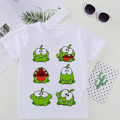 Avanturističke ljetne majice za djevojčice Modne majice za djevojčice Om Nom Stories Majice za malu djecu Odjeća Dječje majice kratkih rukava.