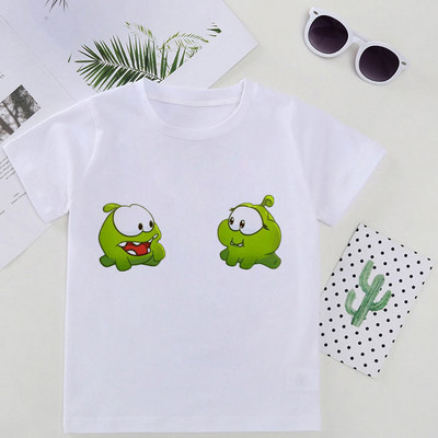 Avanturističke ljetne majice za djevojčice Modne majice za djevojčice Om Nom Stories Majice za malu djecu Odjeća Dječje majice kratkih rukava.