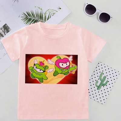 Avanturističke ljetne majice za djevojčice Modne majice za djevojčice Om Nom Stories Majice za malu djecu Odjeća Dječje majice kratkih rukava.