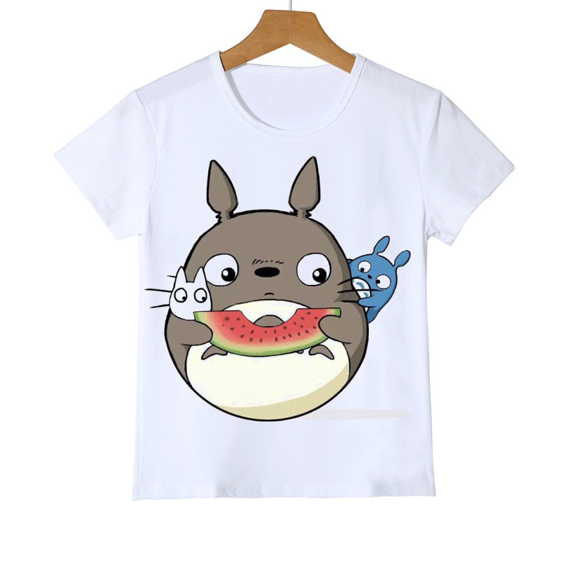Kawaii Totoro T Shirt Παιδικά Αστεία Ιαπωνικά κινούμενα σχέδια Spirited Away Παιδικά ρούχα Στούντιο Ghibli Anime Γραφικά μπλουζάκια για αγόρια/κορίτσια Κορυφή