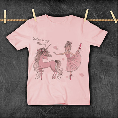 Mood Armsad Lasteriided Ükssarviku tüdrukute Topid Vikerkaare Hobune Tüdrukute T-särk Multikas Baby Boy Riided Ümarkaelus Uus Lastesärk