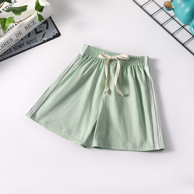 Καλοκαιρινό σορτς κοριτσιών 2-14 ετών Κορεάτικα βρεφικά ρούχα από μουσελίνα Άνετα αθλητικά σορτς με ρίγες που αναπνέουν Παιδικά καθημερινά παντελόνια για παιδιά