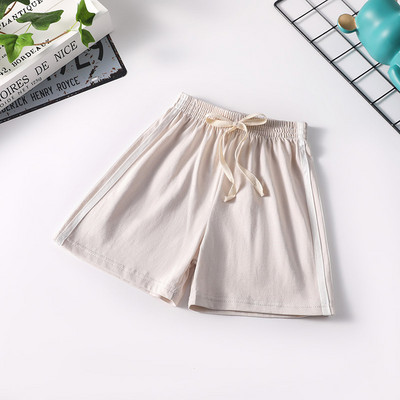 Καλοκαιρινό σορτς κοριτσιών 2-14 ετών Κορεάτικα βρεφικά ρούχα από μουσελίνα Άνετα αθλητικά σορτς με ρίγες που αναπνέουν Παιδικά καθημερινά παντελόνια για παιδιά