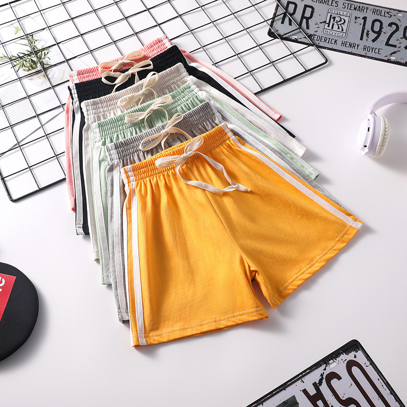 Καλοκαιρινό σορτς κοριτσιών 2-14 ετών Κορεάτικα βρεφικά ρούχα από μουσελίνα Άνετα αθλητικά σορτς με ρίγες που αναπνέουν Παιδικά καθημερινά παντελόνια για παιδιά