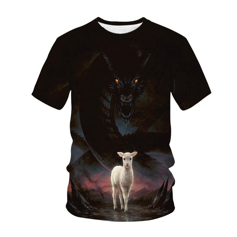 Kawaii Animals Deer 3D τυπωμένο παιδικό μπλουζάκι Μόδα Casual Cartoons T-shirt αγόρια κορίτσια Harajuku Παιδικά ρούχα για κορίτσια