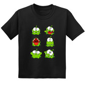 Vruća igra Cut The Rope Om Nom Stories Žaba Dječja majica s crtanim filmovima Dječja odjeća Ljetne majice za malu djecu Dječaci Djevojčice, GKT5410