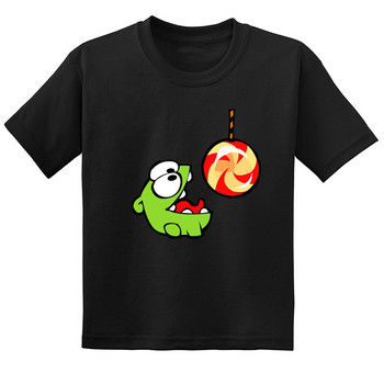 Hot Game Cut The Rope Om Nom Stories Βάτραχος Παιδική μπλούζα Κινούμενα σχέδια Παιδικά Ρούχα Μικρό παιδί Αγόρια Κορίτσια Καλοκαιρινά T-shirt,GKT5410