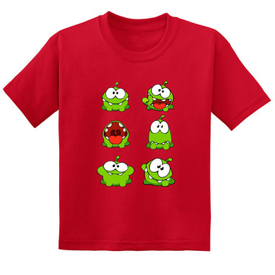 Vruća igra Cut The Rope Om Nom Stories Žaba Dječja majica s crtanim filmovima Dječja odjeća Ljetne majice za malu djecu Dječaci Djevojčice, GKT5410