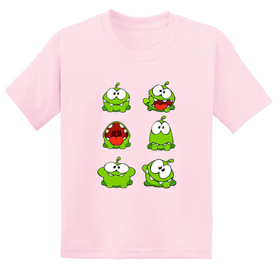 Vruća igra Cut The Rope Om Nom Stories Žaba Dječja majica s crtanim filmovima Dječja odjeća Ljetne majice za malu djecu Dječaci Djevojčice, GKT5410