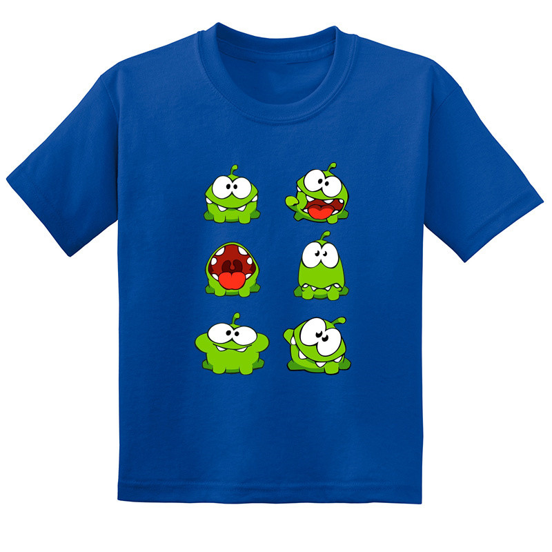 Vruća igra Cut The Rope Om Nom Stories Žaba Dječja majica s crtanim filmovima Dječja odjeća Ljetne majice za malu djecu Dječaci Djevojčice, GKT5410