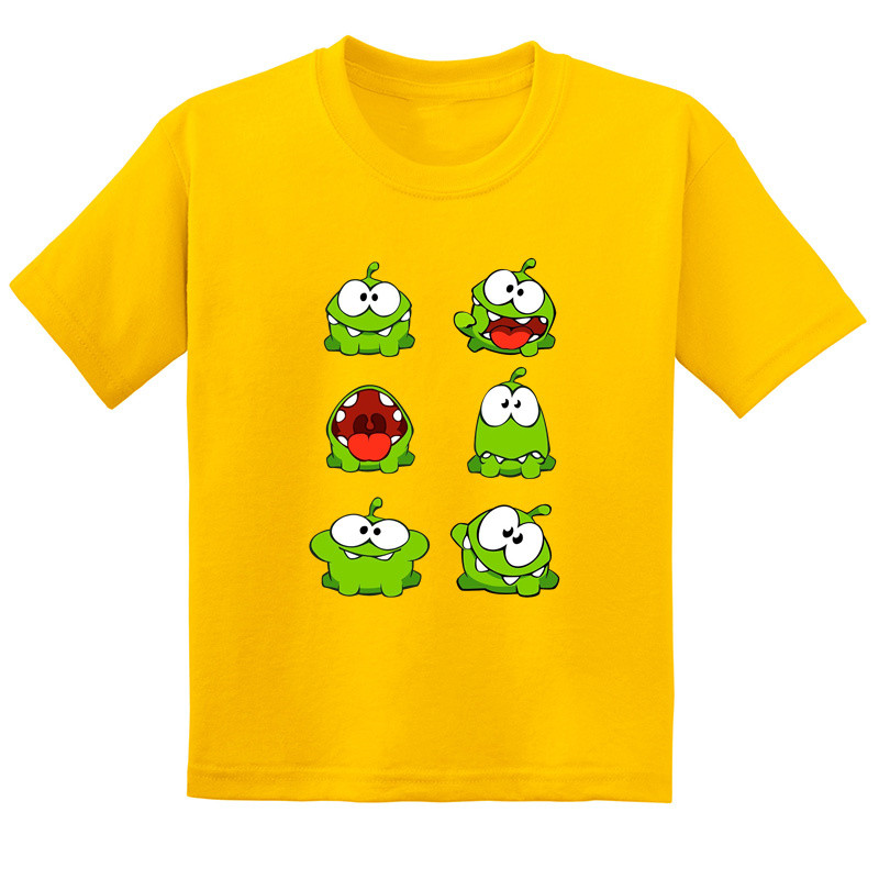 Vruća igra Cut The Rope Om Nom Stories Žaba Dječja majica s crtanim filmovima Dječja odjeća Ljetne majice za malu djecu Dječaci Djevojčice, GKT5410