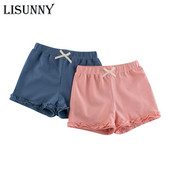 Kratke hlače za djevojčice od 1 do 8 godina, ljeto 2023. Dječje kratke hlače, dječje hlače, sportske dječje ležerne kratke hlače za plažu, pamuk, čvrsti elastični struk