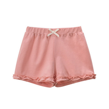 2023 Детски къси панталони Едноцветни летни свободни панталони за момичета Ежедневни детски дрехи Къси момичета в корейски стил 2-7 години