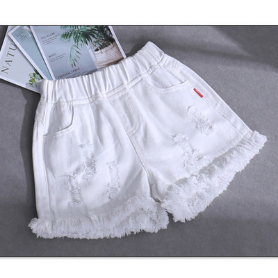 Hiheart Kids Girls Traper kratke traperice Ležerni kroj Kratke hlače za plažu Denim Pamučne vezene traperice za djevojčice od 2 do 13 godina