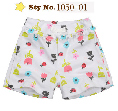 Mergaičių vasariniai medvilniniai šortai kūdikiams šortai vaikams vasarinės kelnės mergaičių karštos kelnės patogios minkštos daugiaspalvės pasirinktinai