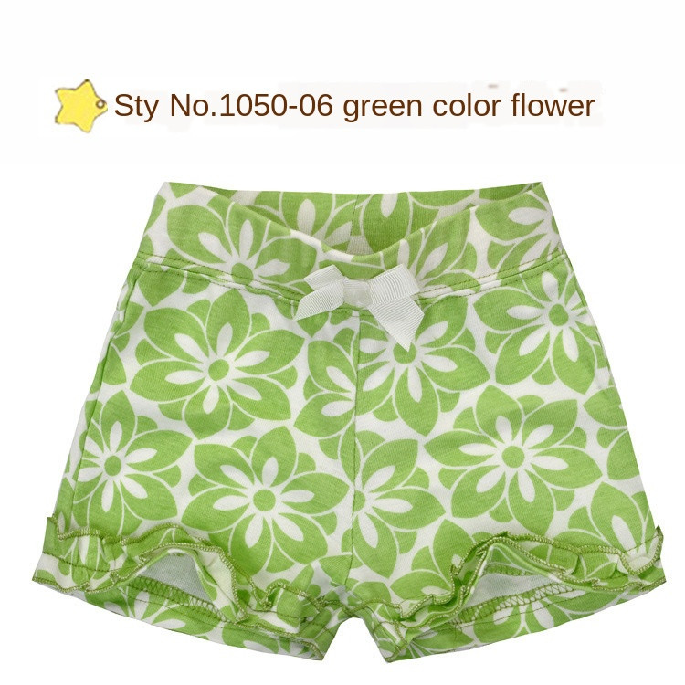 Mergaičių vasariniai medvilniniai šortai kūdikiams šortai vaikams vasarinės kelnės mergaičių karštos kelnės patogios minkštos daugiaspalvės pasirinktinai