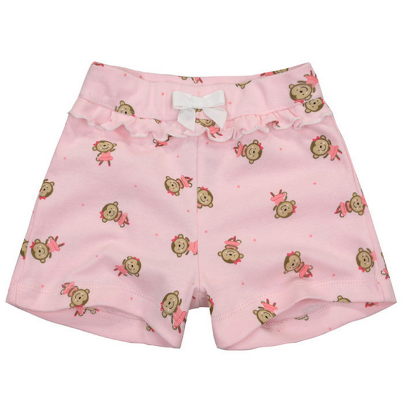 Mergaičių vasariniai medvilniniai šortai kūdikiams šortai vaikams vasarinės kelnės mergaičių karštos kelnės patogios minkštos daugiaspalvės pasirinktinai