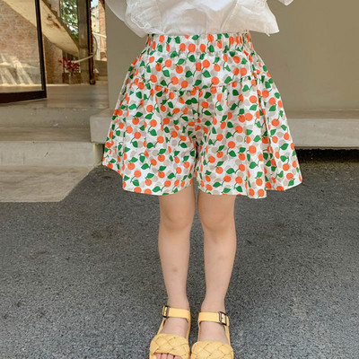 2-6 éves gyerekek lány rövidnadrágok nyári laza pontmintás elasztikus derék vékony nadrágok lány alsók