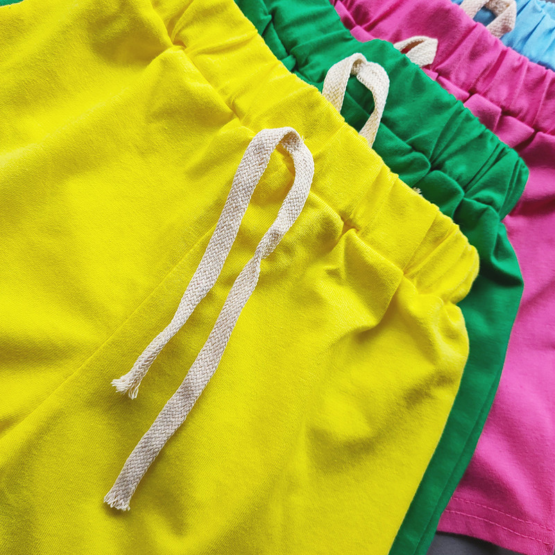 Ljetne kratke hlače za djevojčice i dječake Korejske sportske kratke hlače u boji slatkiša za djevojčice Pamučne vruće hlačice Ležerne hlačice za plažu za djevojčice Dječja odjeća