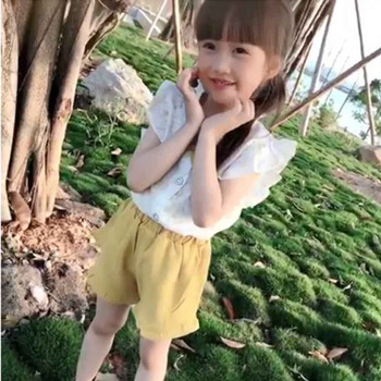 Καλοκαίρι 2022 Νέο κοριτσίστικο σορτς Παιδικό καθημερινό βαμβακερό ελαστικό κοντό παντελόνι Βρεφικά ρούχα 1-6Y Παιδικά μοδάτα καραμέλα έγχρωμα σορτς