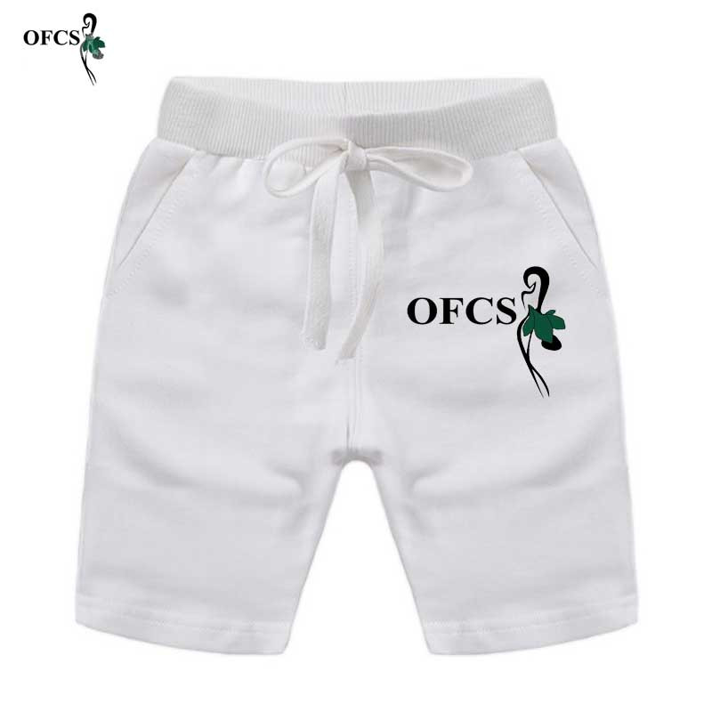 Dječje modne kratke hlače Jednobojne kratke hlače za plažu za dječake Hlače za djevojčice s elastičnim strukom Dječja pokretna odjeća Marka OFCS za 18M-12god.