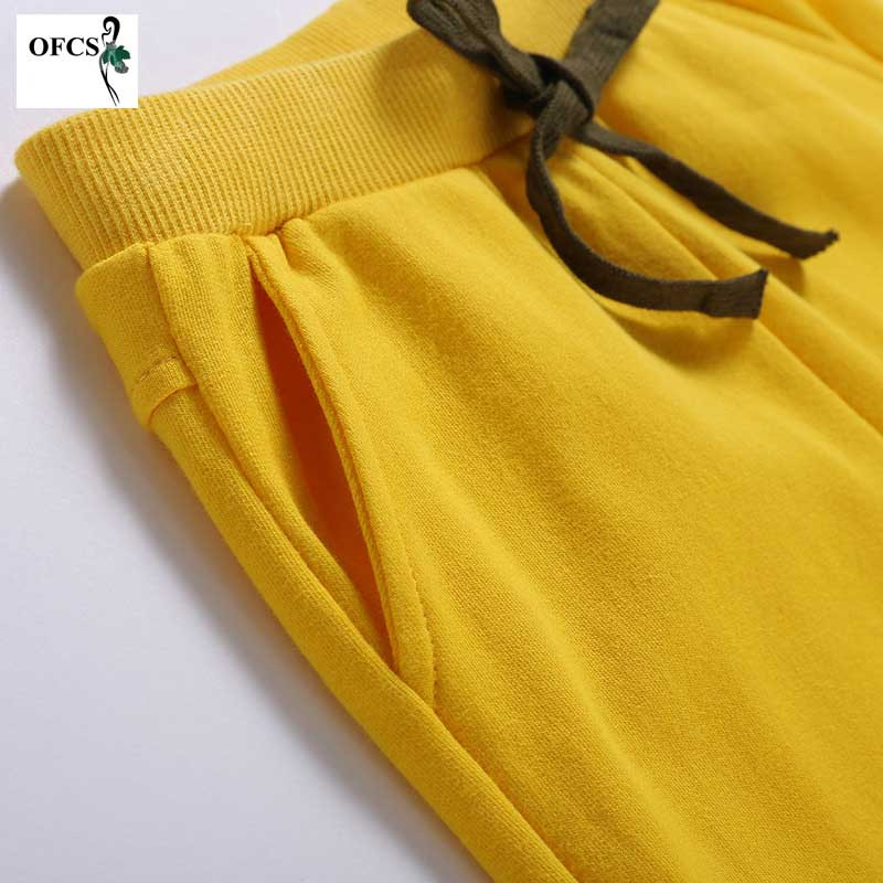 Dječje modne kratke hlače Jednobojne kratke hlače za plažu za dječake Hlače za djevojčice s elastičnim strukom Dječja pokretna odjeća Marka OFCS za 18M-12god.