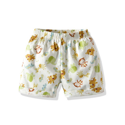 2023 Summer New Children Clothing Short For Boys Kids Wear Shorts 100% Cotton Monkey Cute Printing Leisure Home Beach Hot Shorts
