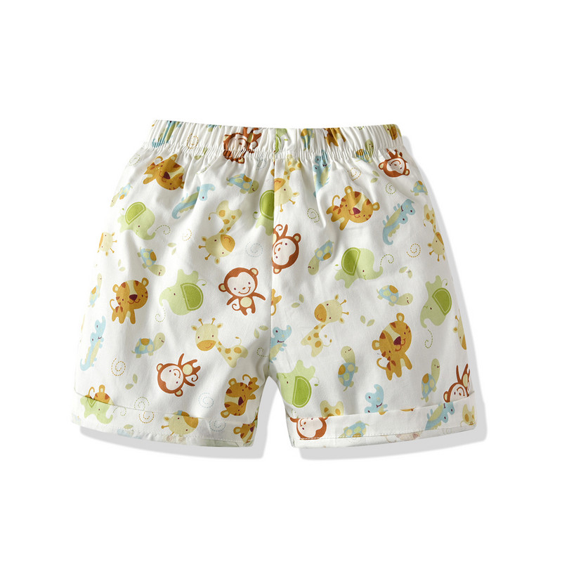 Ljeto 2023. Nova dječja odjeća, kratke hlače za dječake, djeca nose kratke hlače, 100% pamuk, majmun sa slatkim printom, slobodno vrijeme, kućna plaža, vruće kratke hlače