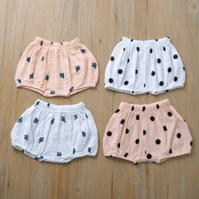 Cute Shorts 2021 Summer Baby Girl Sweet Bag Fart Clothes Fashion Girl Outer Wear Shorts Baby Big PP Pants
