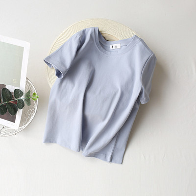 VIDMID dječja majica za djevojčice Dječaci za djevojčice Pamučne majice kratkih rukava Majice kratkih rukava dječja ljetna jednobojna odjeća za dječake 4006 01